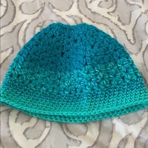 Handmade ponytail beanie